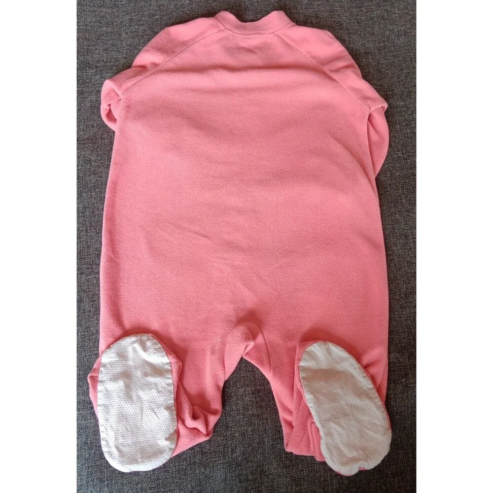 pajamas 3T month Girls Pink Fleece sleeper Ice Cream Cone